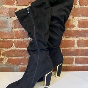 Brand new platform knee high boots